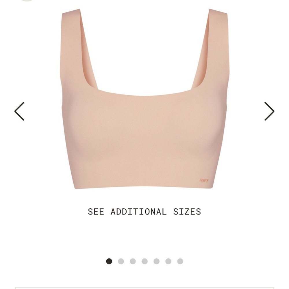Skims scoop long line bralette medium